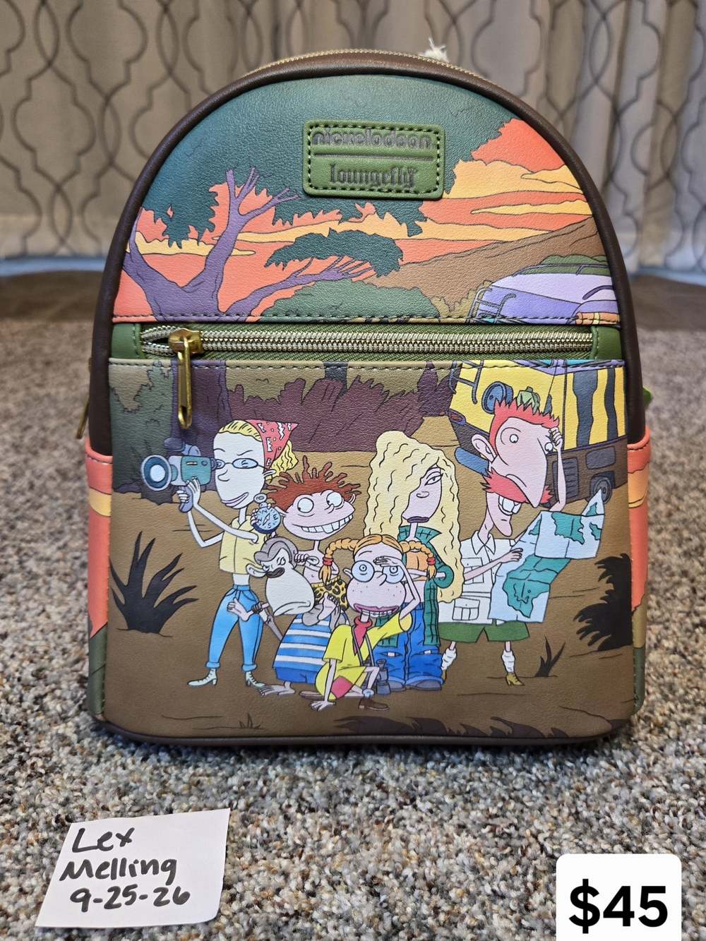 Nickelodeon x Loungefly Rugrats Scenic Mini Backpack - Multicolor